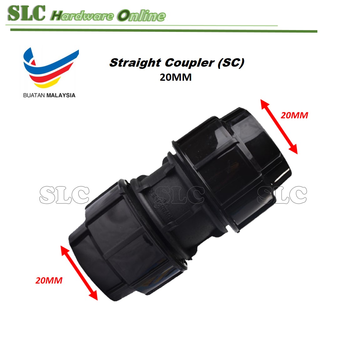 20MM CL Poly Fittings Poly Connector HDPE Pipe Fitting Irrigation