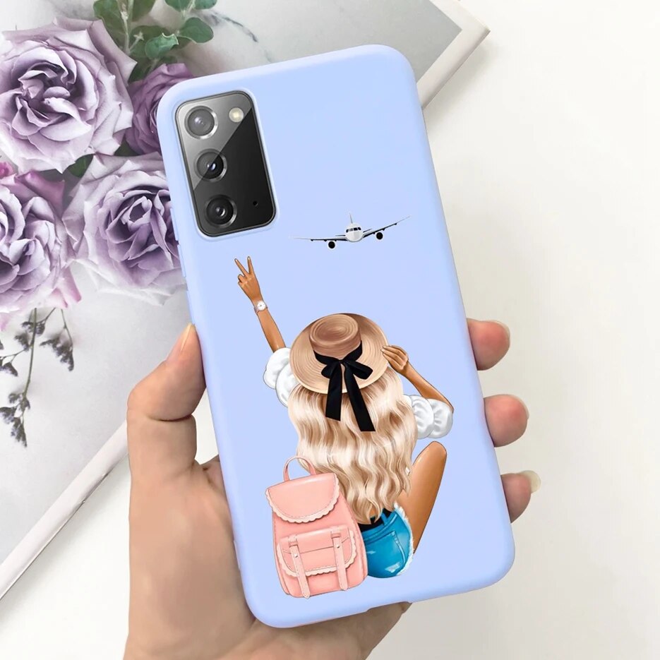 For samsung galaxy note 20 case note20 ultra 5g cute candy painted phone case for samsung note20 note 20 ultra soft cover casing