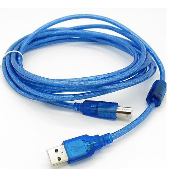 Cable Máy in 1.5m/ 3m/ 5m KINGMASTER Chống nhiễu 2.0 (Xanh) - Cáp máy in
