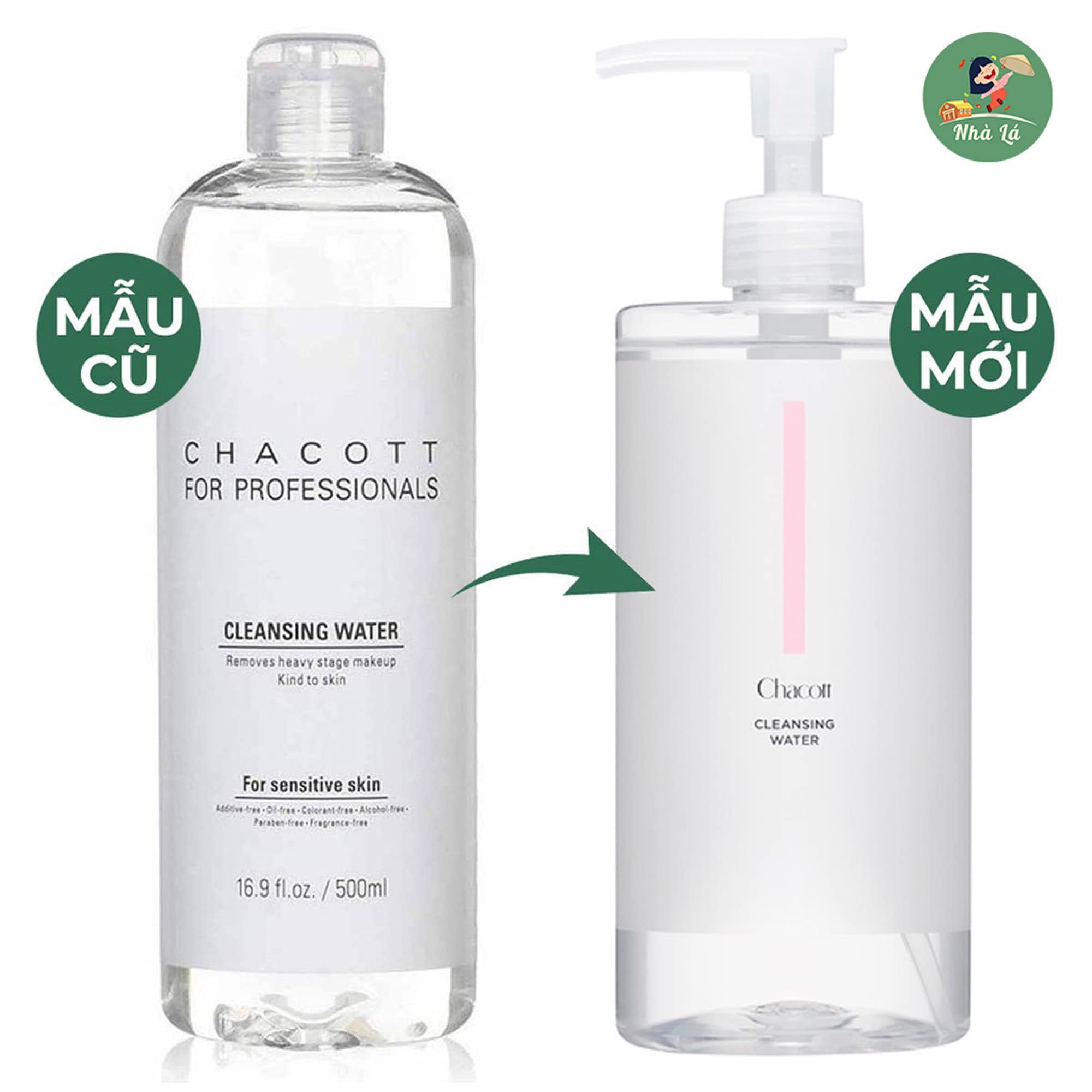 Nước Tẩy Trang CHACOTT FOR PROFESSIONALS CLEANSING 500ML