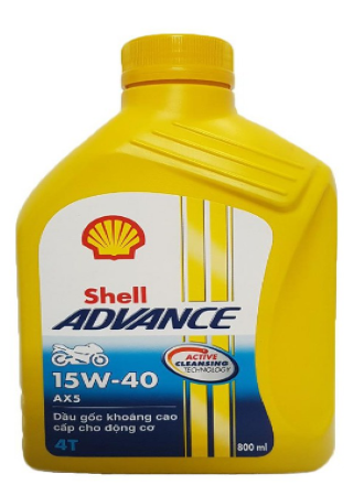 Shell Advance AX5 15W40  0.8lit