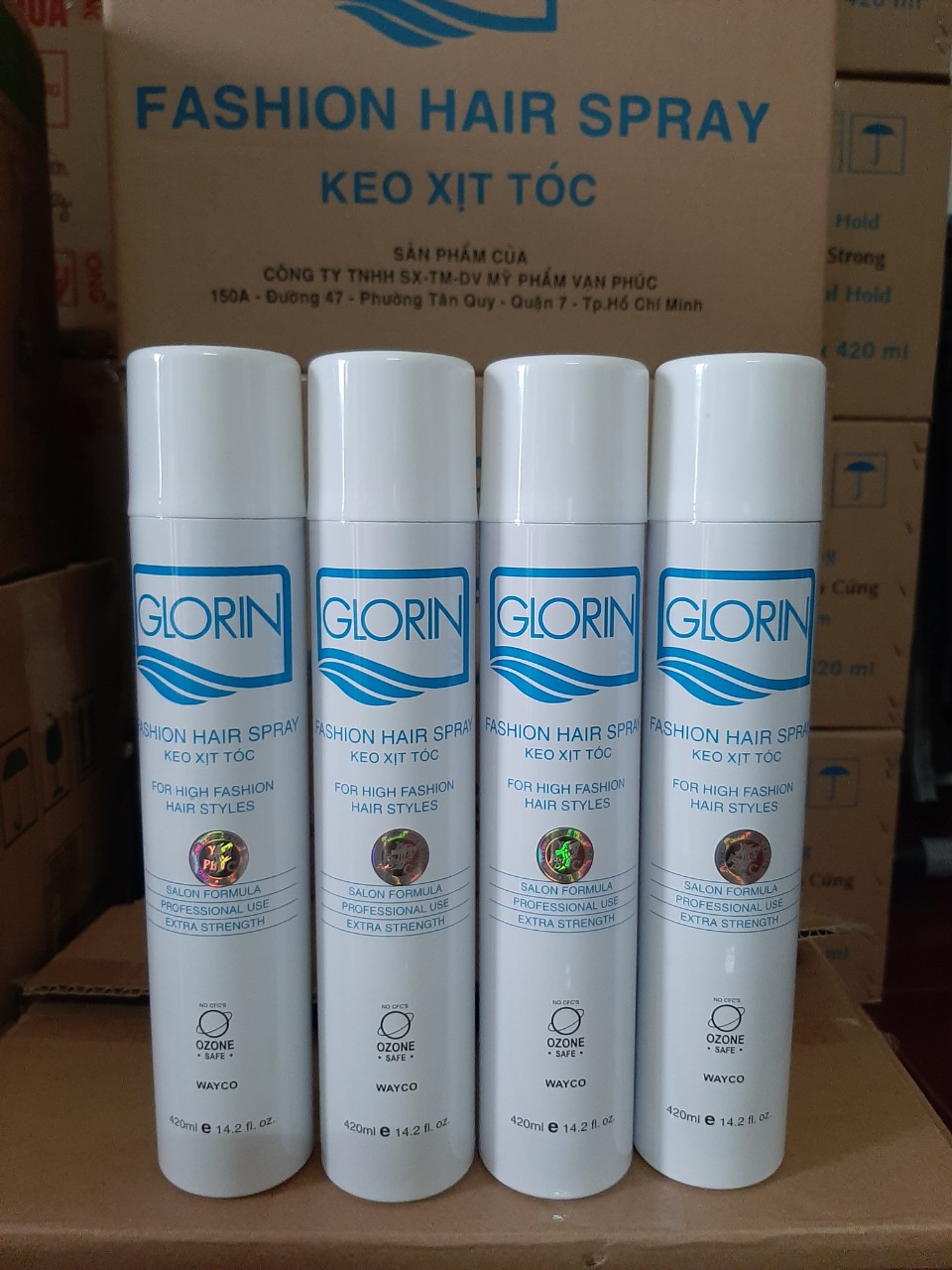 Keo Xịt Tóc Giũ Nếp GLORIN 420 ml