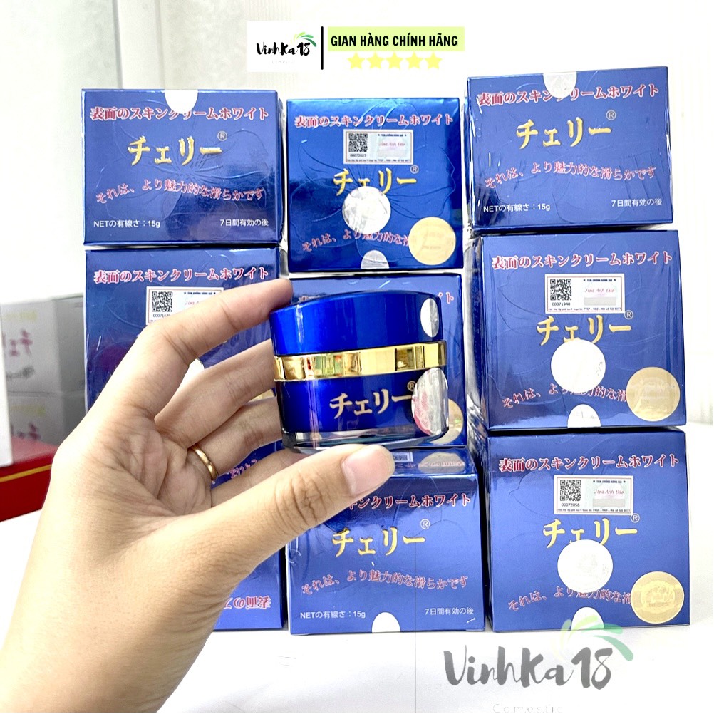 [ĐẠI LÝ] チェリー KEM FACE HOA ANH ĐÀO NHẬT BẢN [CHÍNH HÃNG] 15g