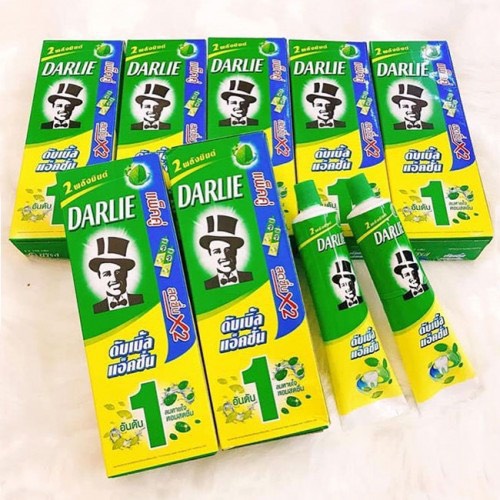 Bộ đôi 2 hộp kem đánh răng ông tây đen Darlie