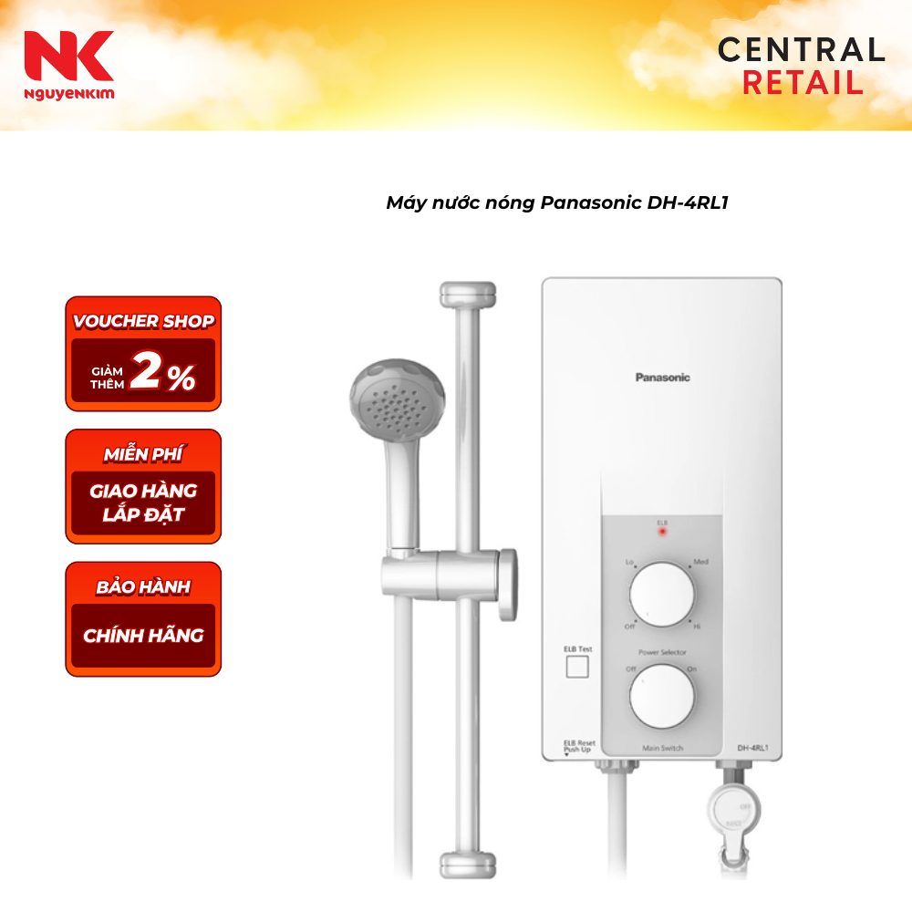 Máy nước nóng Panasonic DH-4RL1
