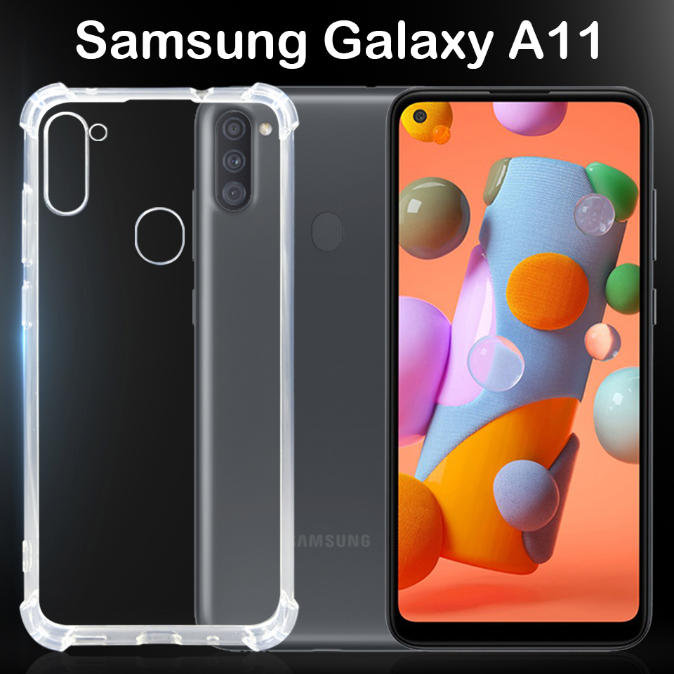 เคสใส เคสสีดำ กันกระแทก ซัมซุง เอ11 รุ่นหลังนิ่ม  Use For Samsung Galaxy A11 Tpu Soft Case (6.4) สี ใส สี ใสรูปแบบรุ่นที่ีรองรับ Samsung Galaxy A11