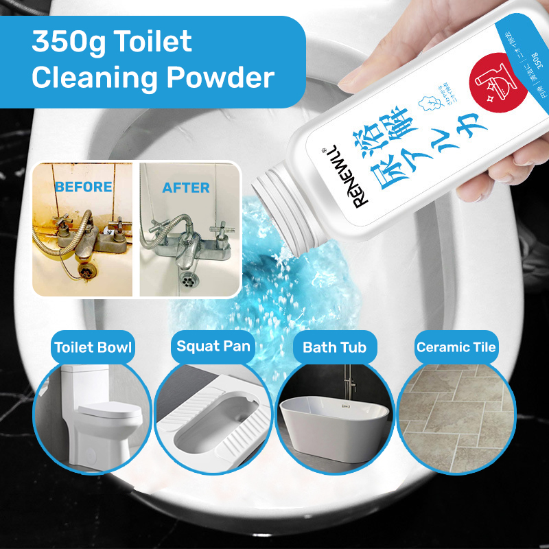 [SG Seller]350g Toilet Effervescent Powder/Toilet Cleaner/Descaling/Urine Alkali Dissolving ...