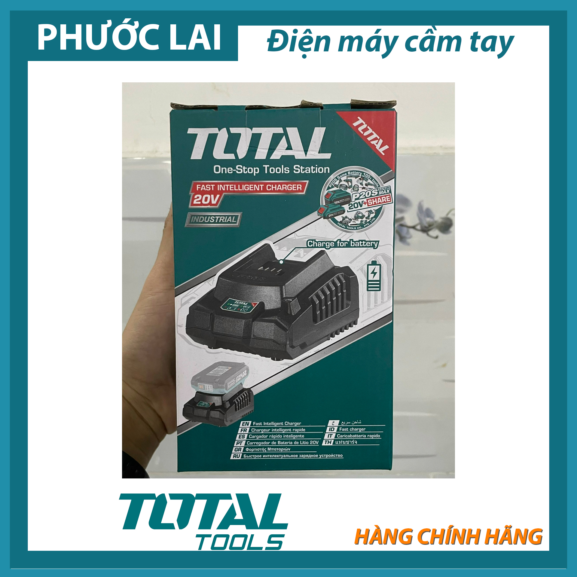 Sạc pin total 20v tfcli2001