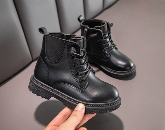 Giày Boot da cho bé gái (cao cấp )(mẫu mới nhất ) HT108