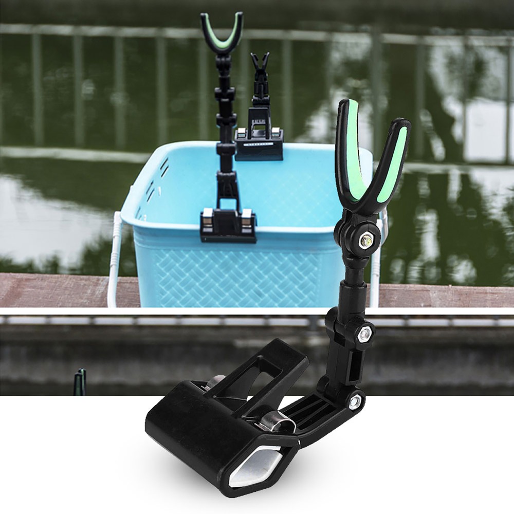 Rotating Rod Rack Durable 360 Degree Rotating Fishing Rod Stand V Shape Bracket ...