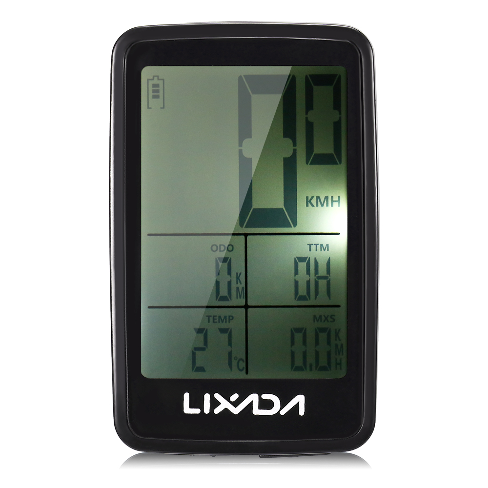 Lixada USB Rechargeable Wireless Bike Cycling Computer/Computer Mount Holder for Lixada USB Rechargeable Bike Cycling Computer Bicycle Speedometer Odometer