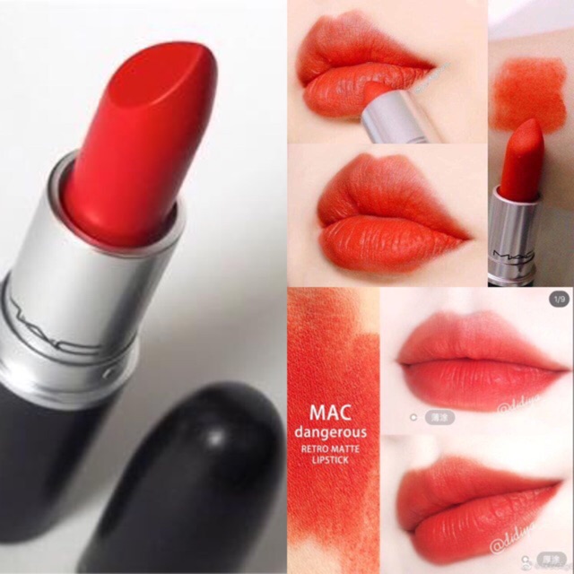 Son MAC lì Matte/Retro/Power kiss lipstick