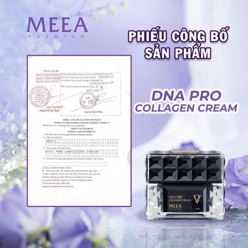 Kem face dna pro cá hồi collagen cream v2 meea origin size lớn 30g