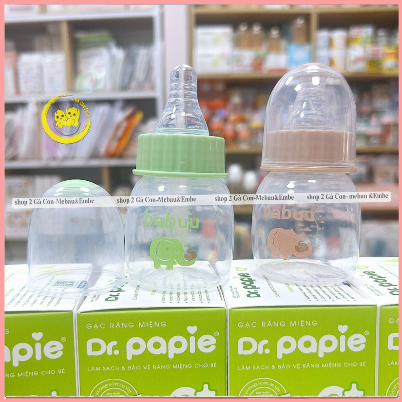 Bình sữa BaBu nhật 60ml núm mềm chống sặc sữa,đầy hơi