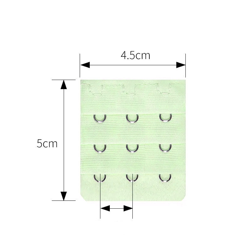 INTIMA Bra Extender Straps 3 Rows 3 Hooks Multiple Colour Bra Accessories Underwear Extenders