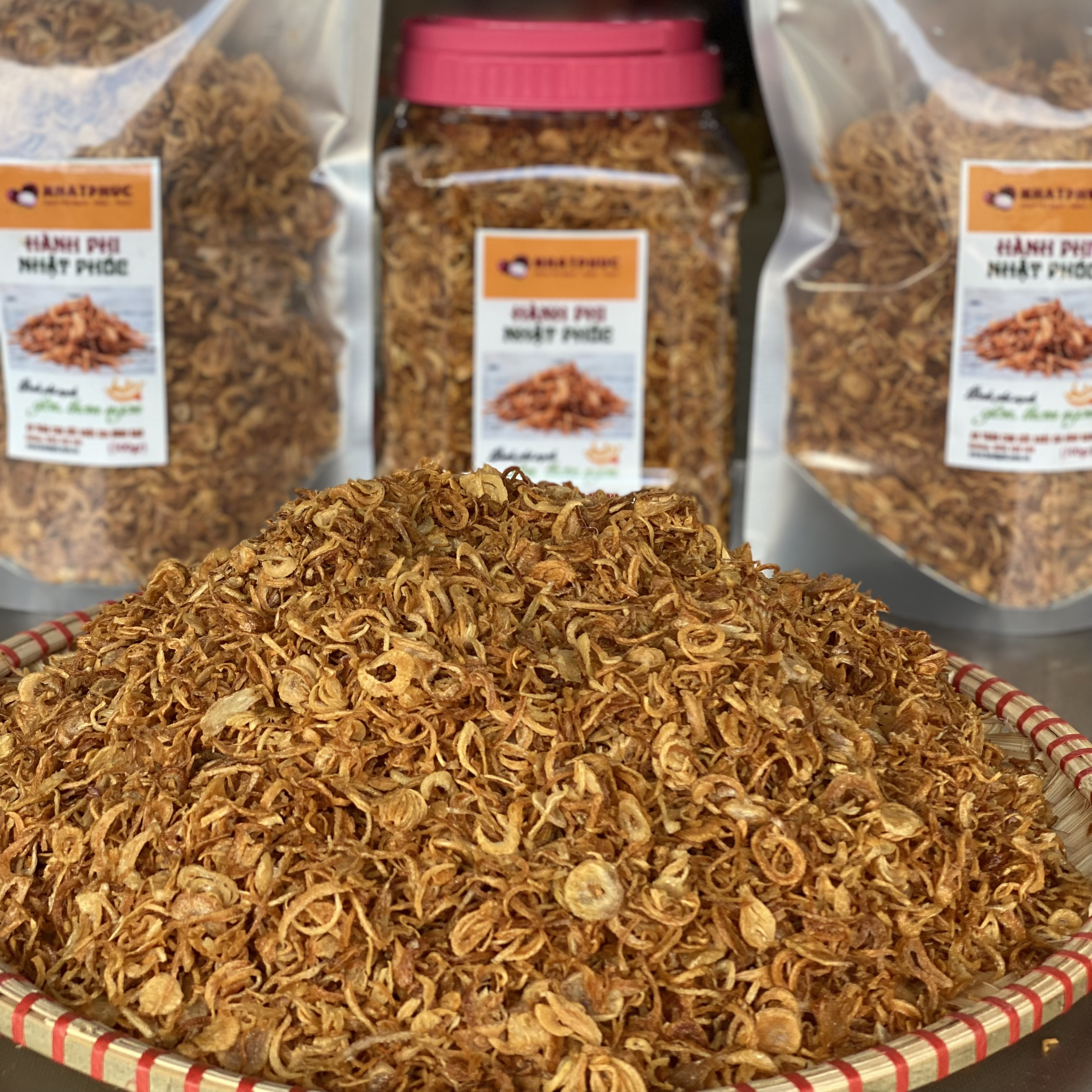 Hành Phi Sạch Ông Bốn - Thơm, Giòn, Nguyên Chất 100%( 100g)