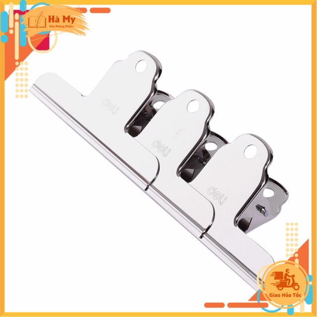 (3 Cái) Kẹp Inox Deli 9532 - 102mm