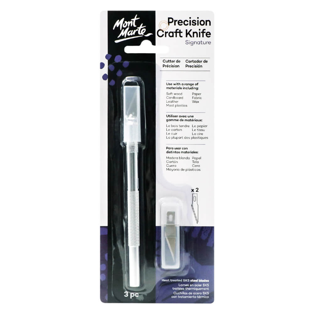 Mont Marte Signature Precision Craft Knife 3pc.