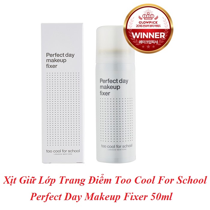 Xịt Giữ Lớp Trang Điểm Too Cool For School Perfect Day Makeup Fixer 50ml thumbnail