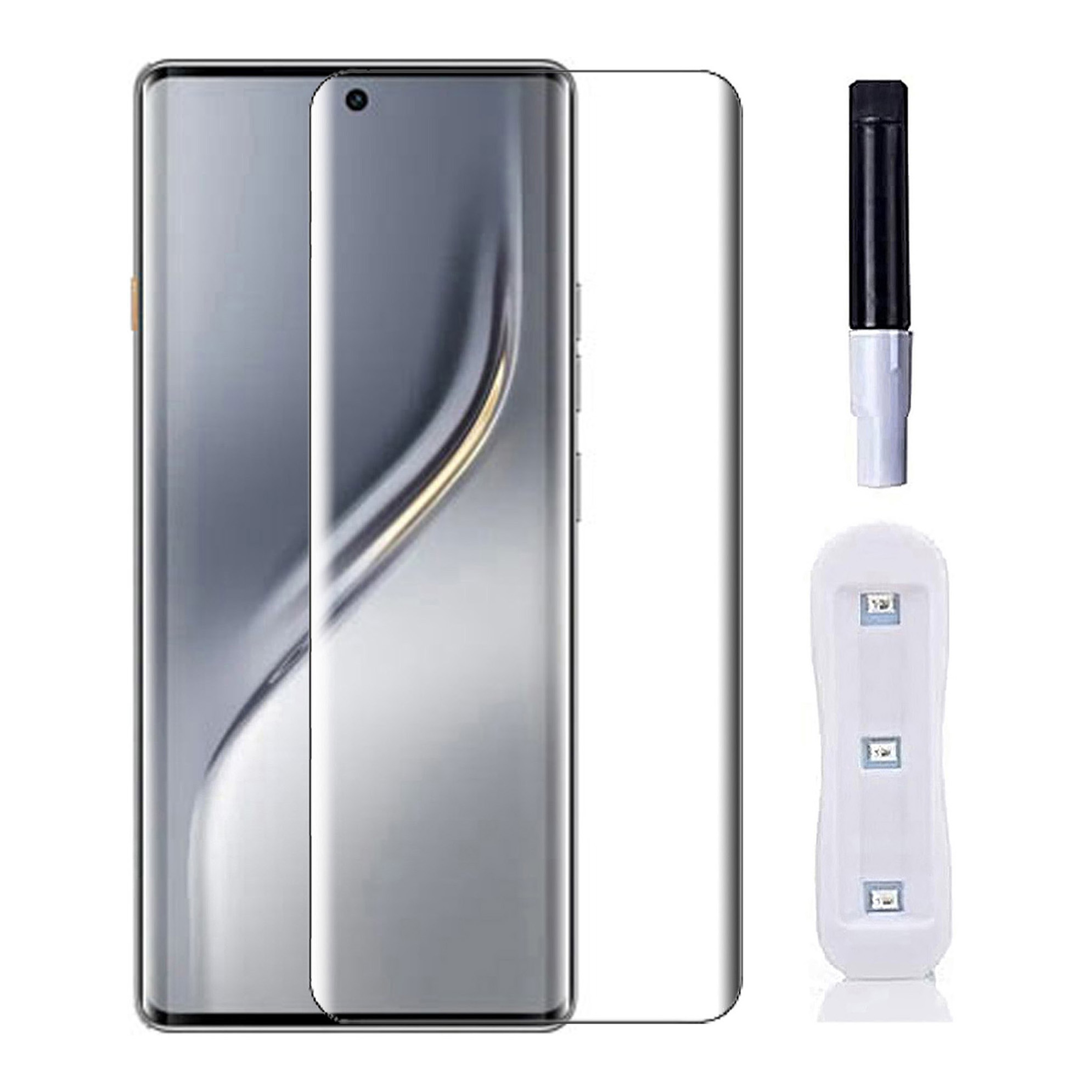Tecno Camon 40 Pro High Strength UV Tempered Glass Full Screen Protector Shield For Camon 40 Pro. 