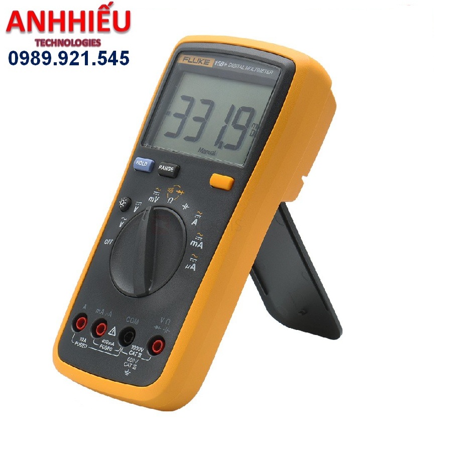 [chính hãng] Đồng hồ vạn năng FLUKE 15B+ Dây Taiwan