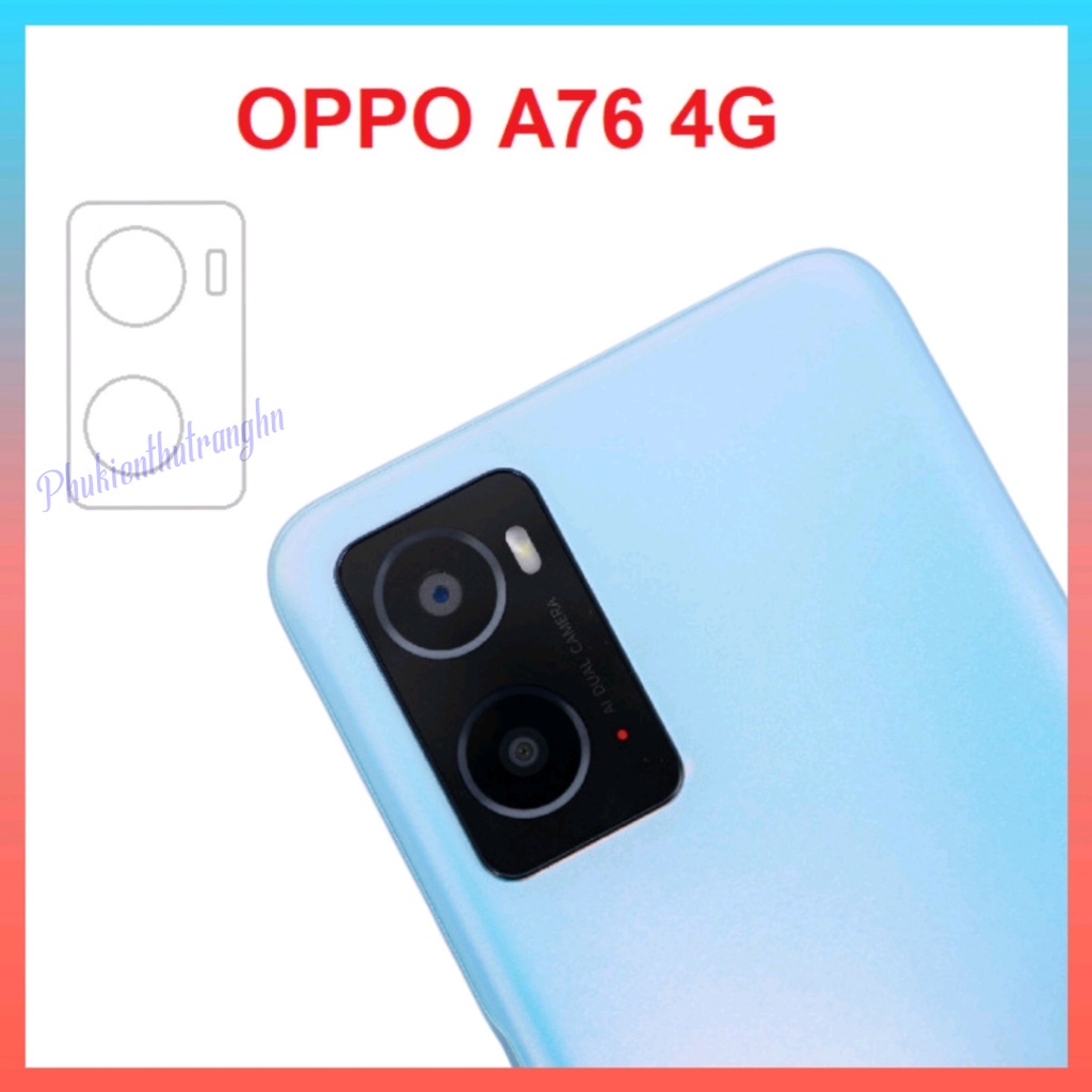 Dán bảo vệ camera nano Oppo A76 4G chống trầy xước bụi bẩn