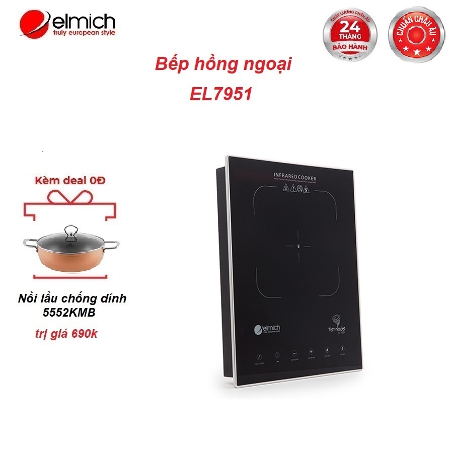 Bếp hồng ngoại cao cấp Elmich EL-7951