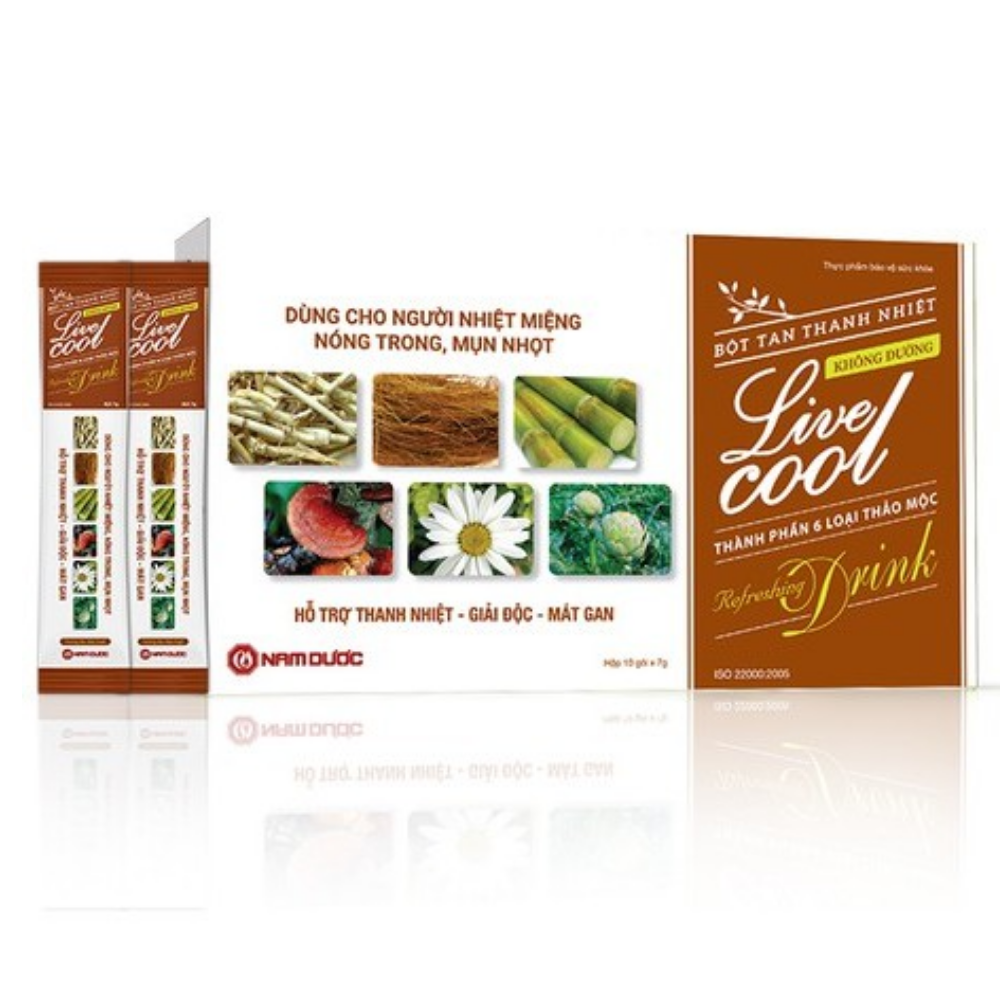 Bột sủi thanh nhiệt Livecool - Thanh nhiệt, mát gan, giải độc,
