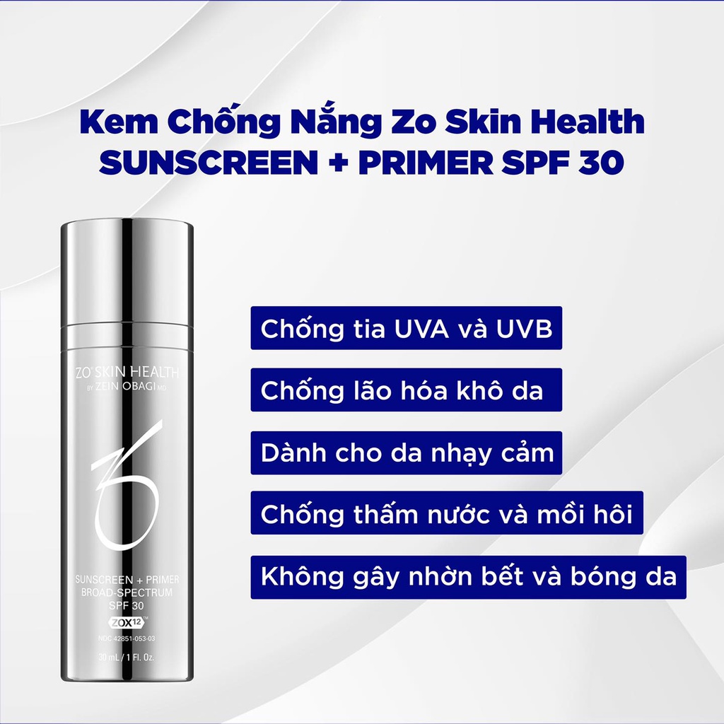 Kem chống nắng SUNSCREEN + PRIMER SPF 30