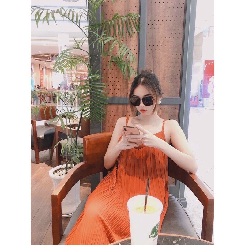 [HCM]Đầm dập ly voan [ ảnh thật ]
