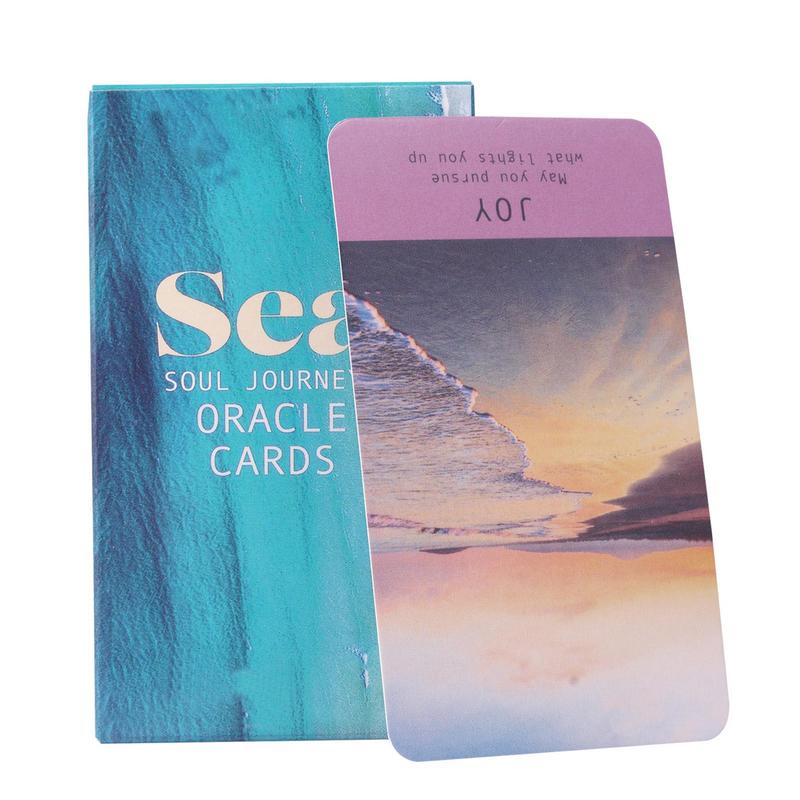Sea Souls Journeys Oracle Spirit Fate Divination Tarot Cards English Family Board Game Mysterious Beginners Entertainment Oracle