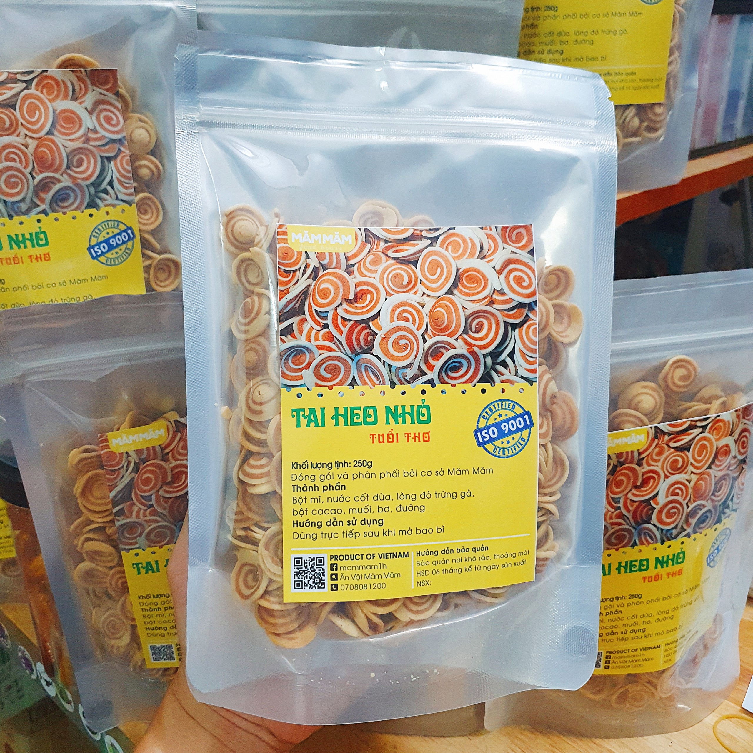 ✪ Bánh Tai Heo Mini Tuổi Thơ 250gr AAA