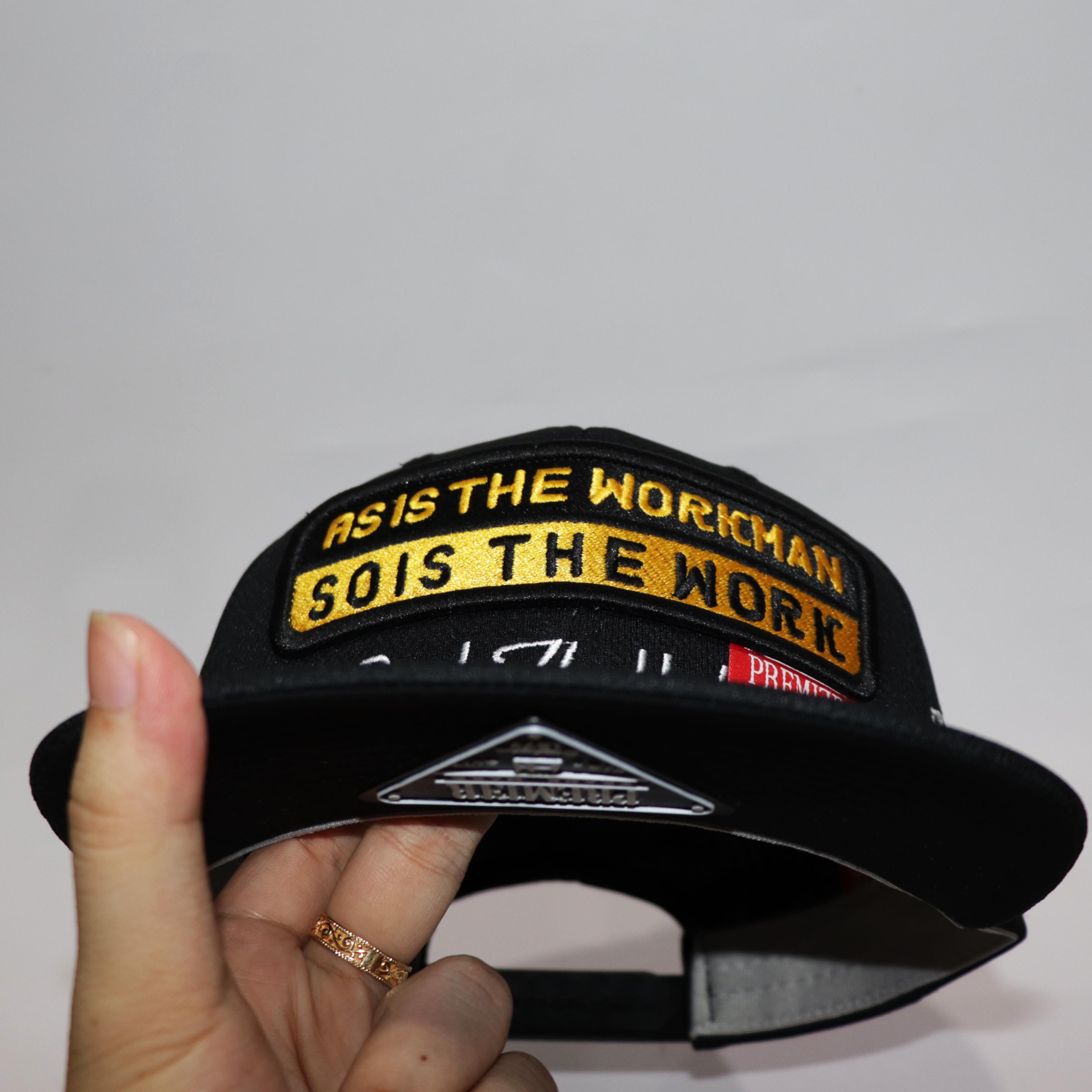 Nón snapback Pre Đen Logo So Is The Work- Mũ Lưỡi Trai Nón Kết