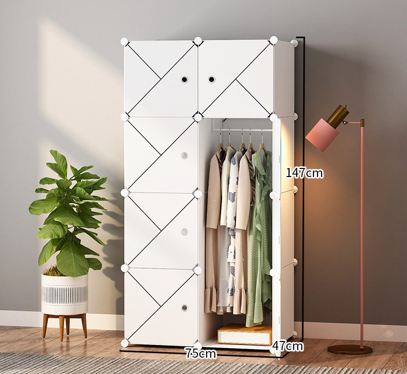 Tủ lắp ghép 8 ngăn