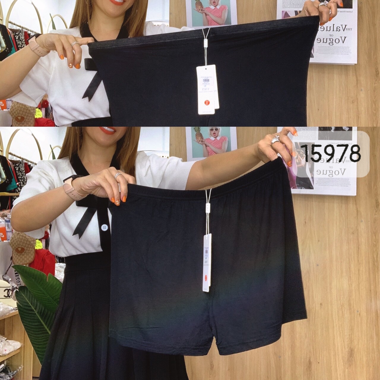 Quần mặc trong váy BIGSIZE TRƠN 15978