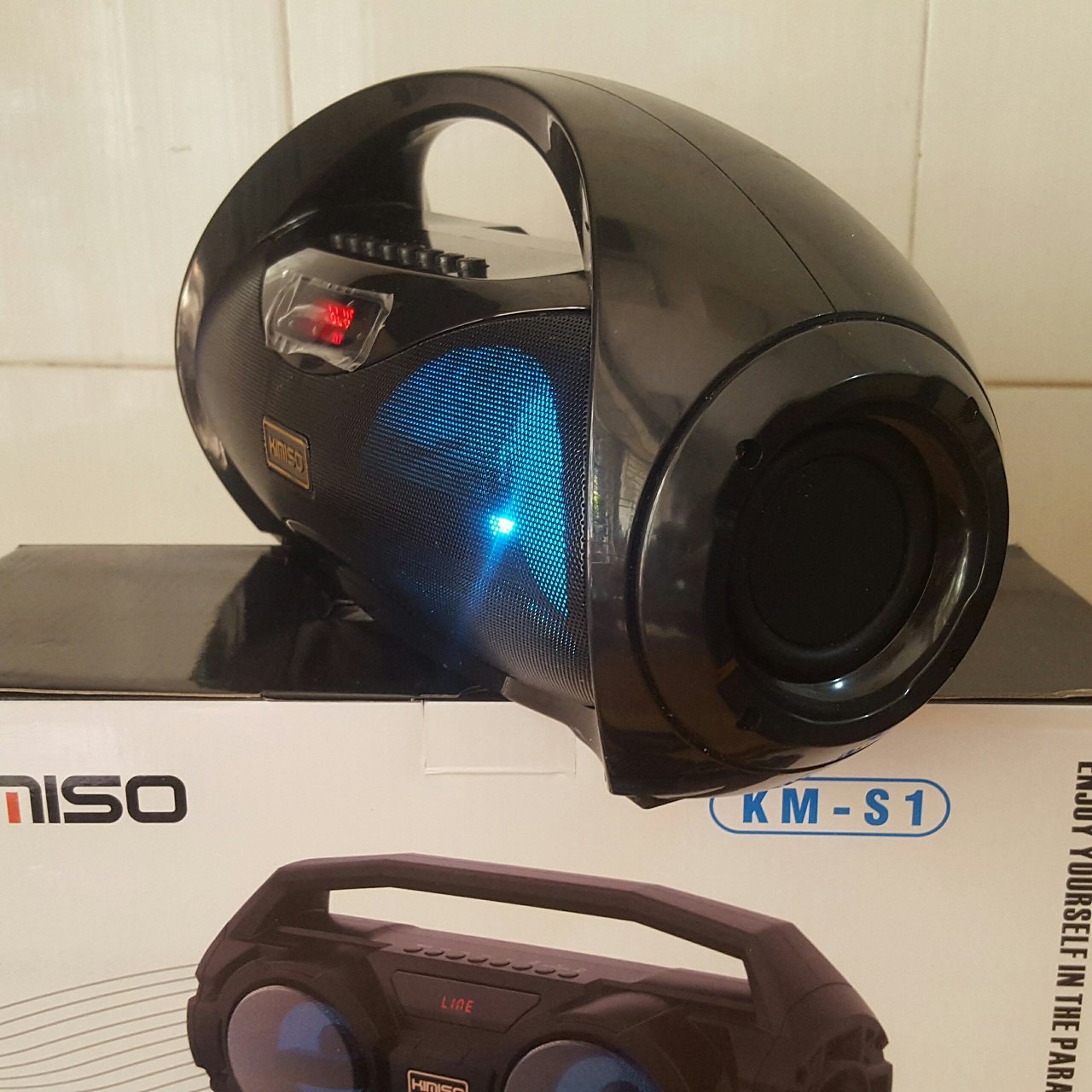 [Tặng mic dây] Loa Bluetooth Kimiso KM-S2 chất âm cực hay kèm míc hát Karaoke