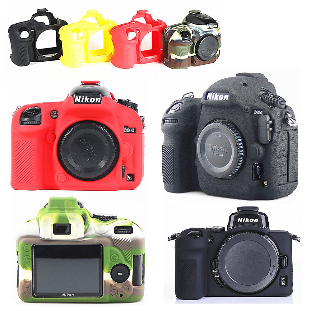 Silicone Skin DSLR Camera Body Case Bag For Nikon Z50 Z5 Z7