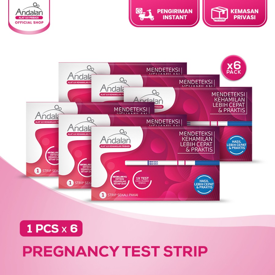 Andalan Pregnancy Test Kit x 6 Pcs Lazada Indonesia