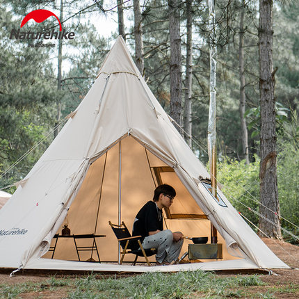 Naturehike コットンテント profound 9.6 Profound 9.6 Pyramid Tent - Family & Spacious - Camping