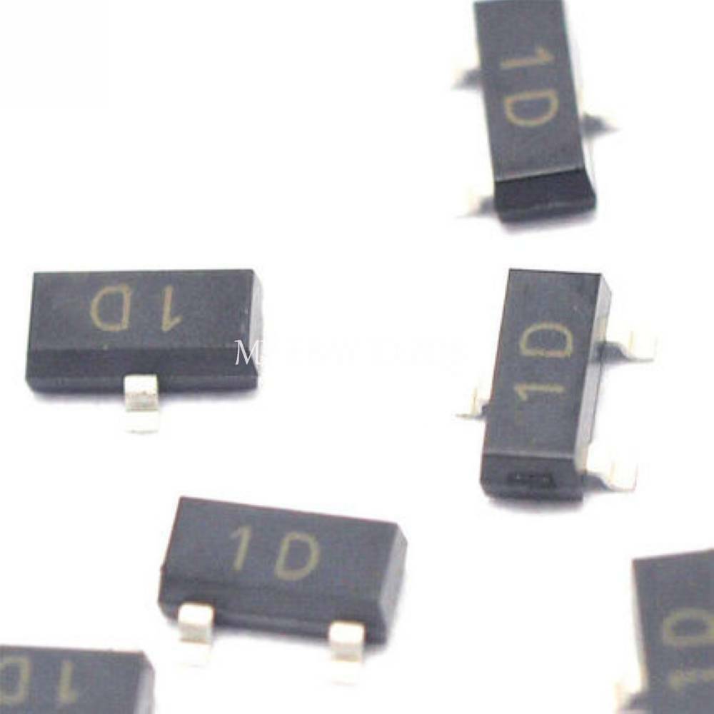 50pcs mmbta42 1d 0.3a/300v npn sot-23 smd transistor