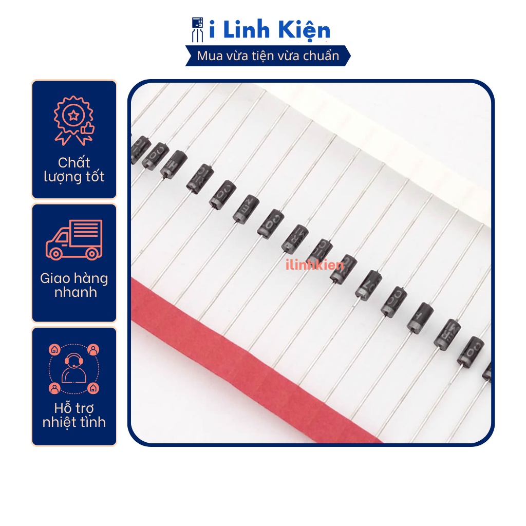 Her107 diode xung 1a 1000v loại tốt