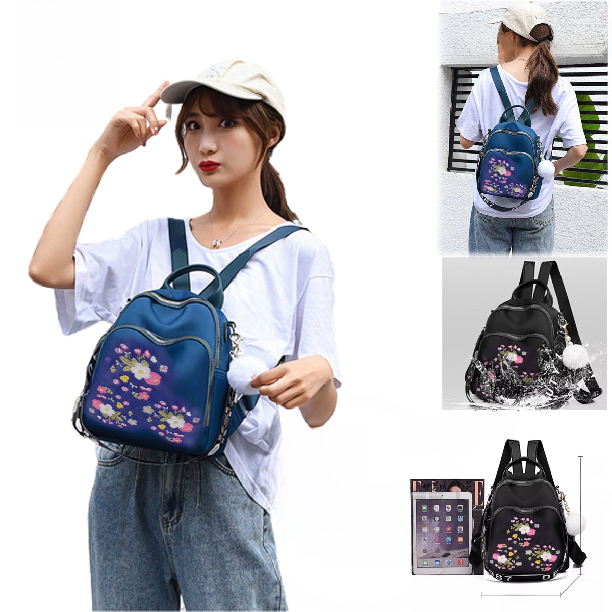 Flower%20Embroidery%20Beautiful%20Bag%20Travel%20Student%20School%20Small%20Casual%20Printing%20School%20Backpack,%20Large%20Capacity%20Nylon%20Rucksack%20Multilayer%20Crossbody%20&%20Shoulder%20Bags,%20Waterproof%20Travel%20Ladies%20Bags%20my%20shopee%20bd%20-%20Image%202