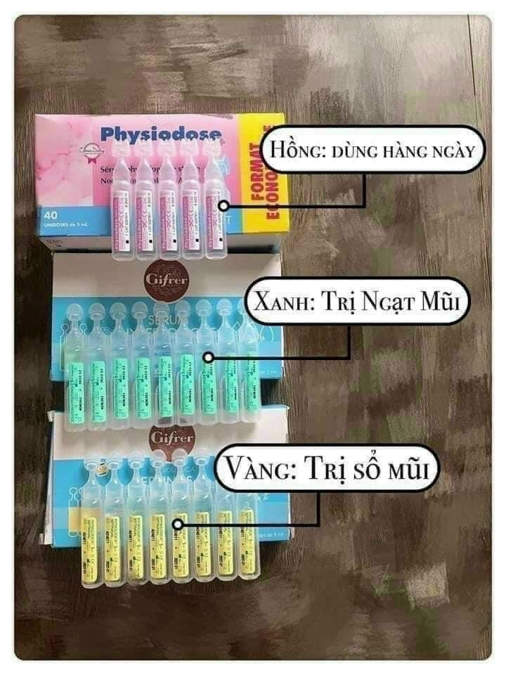 Nước muối sinh lý Pháp Physiodose/ Gifrer cho trẻ sơ sinh