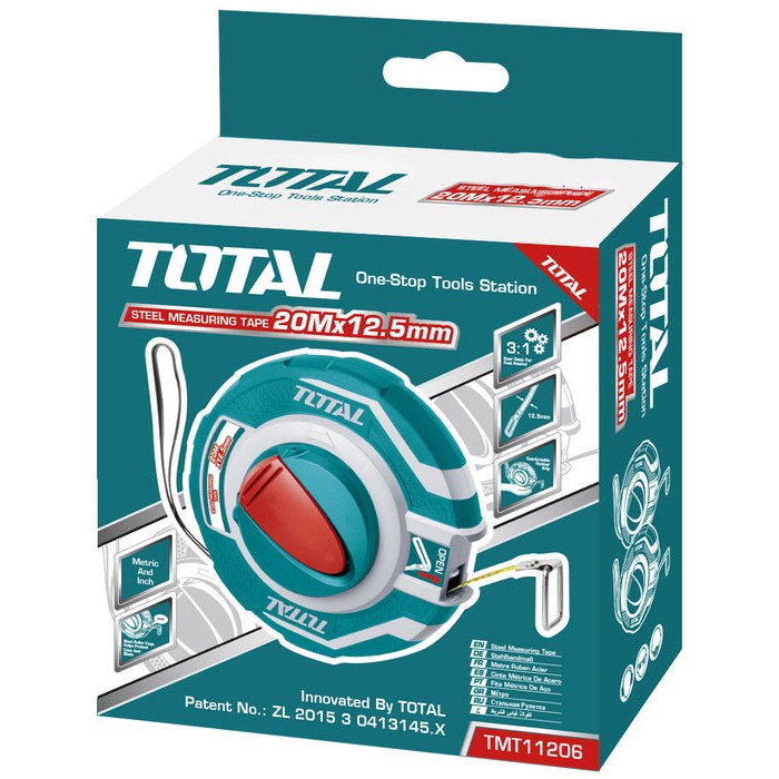 Thước cuộn thép 20mét TOTAL TMT11206