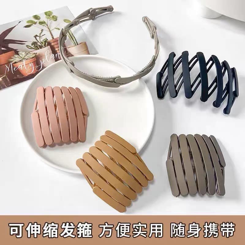 Bờm tóc co giãn gấp gọn