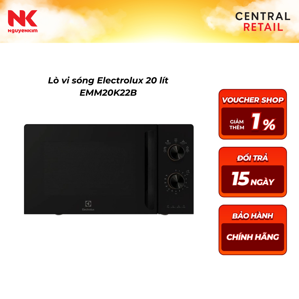 Lò vi sóng Electrolux 20 lít EMM20K22B