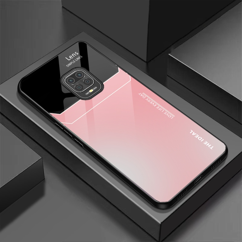 Ốp Lưng XIAOMI NOTE 9, NOTE 9S, NOTE 9 PRO Mặt lưng kính, chống sốc, thiết kế riêng