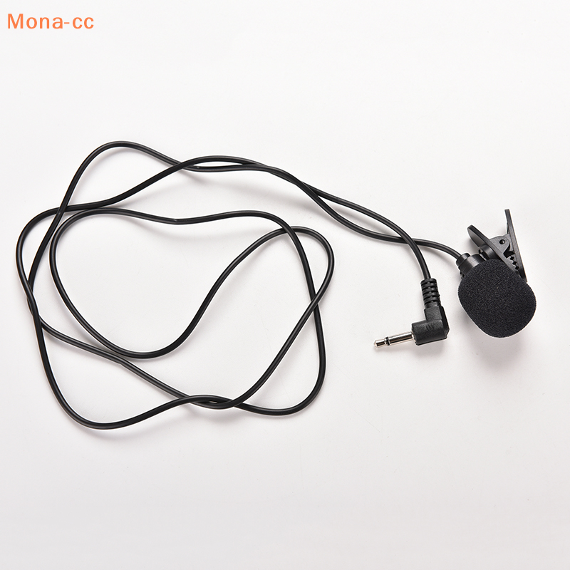 🔥CC 3.5mm Mini Studio Speech Mic Microphone Clip On Lapel For PC Desktop Notebook