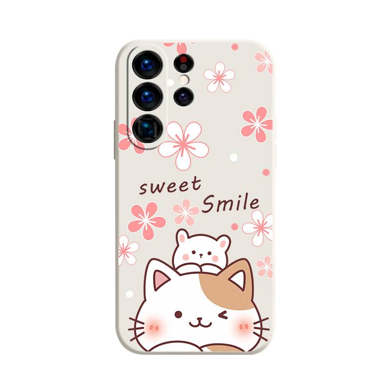 Camera all inclusive cat Phone Case For Samsung Galaxy S25 Ultra Liquid