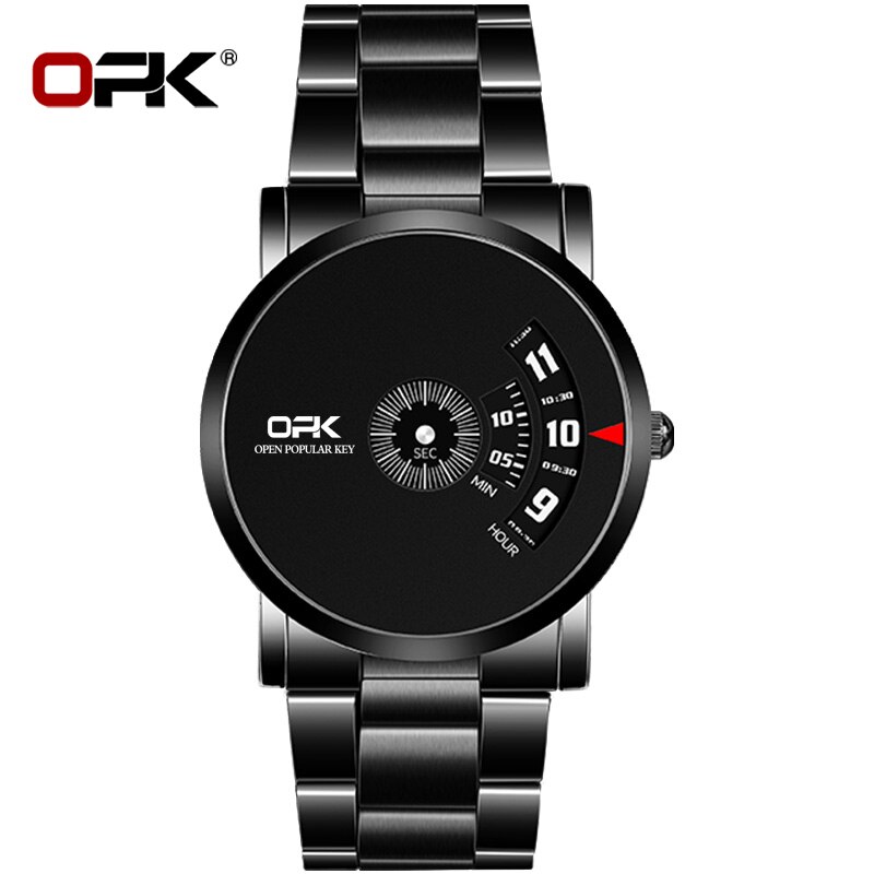 OPK Men's Sports Original Quartz Watch Casual Waterproof Stainless Steel  Minimalist Men's Watch